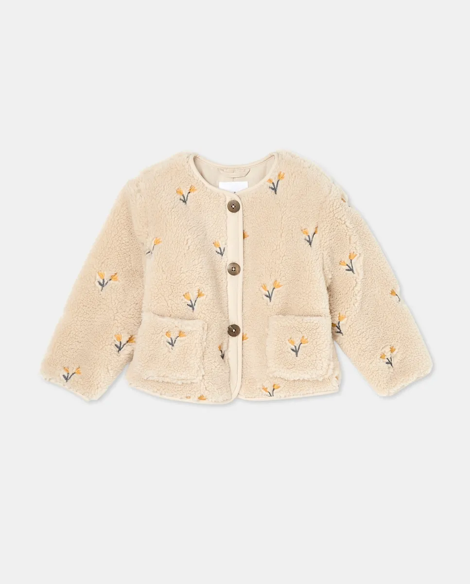 Детская куртка с овечьим мехом с вышивкой Kids El Corte Inglés, экрю
Детская куртка с овечьим мехом с вышивкой Kids El Corte Inglés, экрю