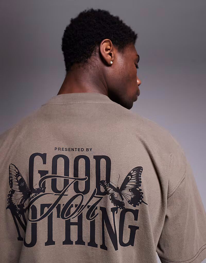 Футболка Good For Nothing с принтом на спине в серо-коричневом цвете, Коричневый, Футболка Good For Nothing с принтом на спине в серо-коричневом цвете
Футболка Good For Nothing с принтом на спине в серо-коричневом цвете, Коричневый, Футболка Good For Nothing с принтом на спине в серо-коричневом цвете