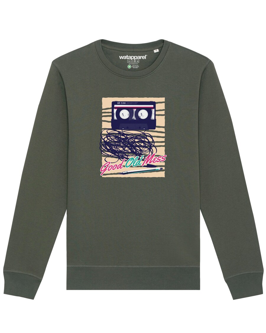 Свитер Watapparel Sweatshirt Good Old Mess, оливковый
Свитер Watapparel Sweatshirt Good Old Mess, оливковый