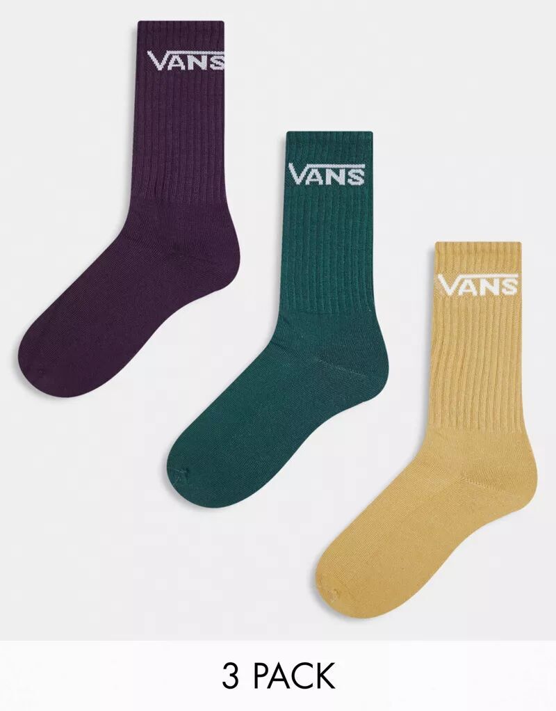 Набор из трех классических носков Vans зеленого, коричневого и темно-бордового цвета, Фиолетовый, Набор из трех классических носков Vans зеленого, коричневого и темно-бордового цвета
Набор из трех классических носков Vans зеленого, коричневого и темно-бордового цвета, Фиолетовый, Набор из трех классических носков Vans зеленого, коричневого и темно-бордового цвета