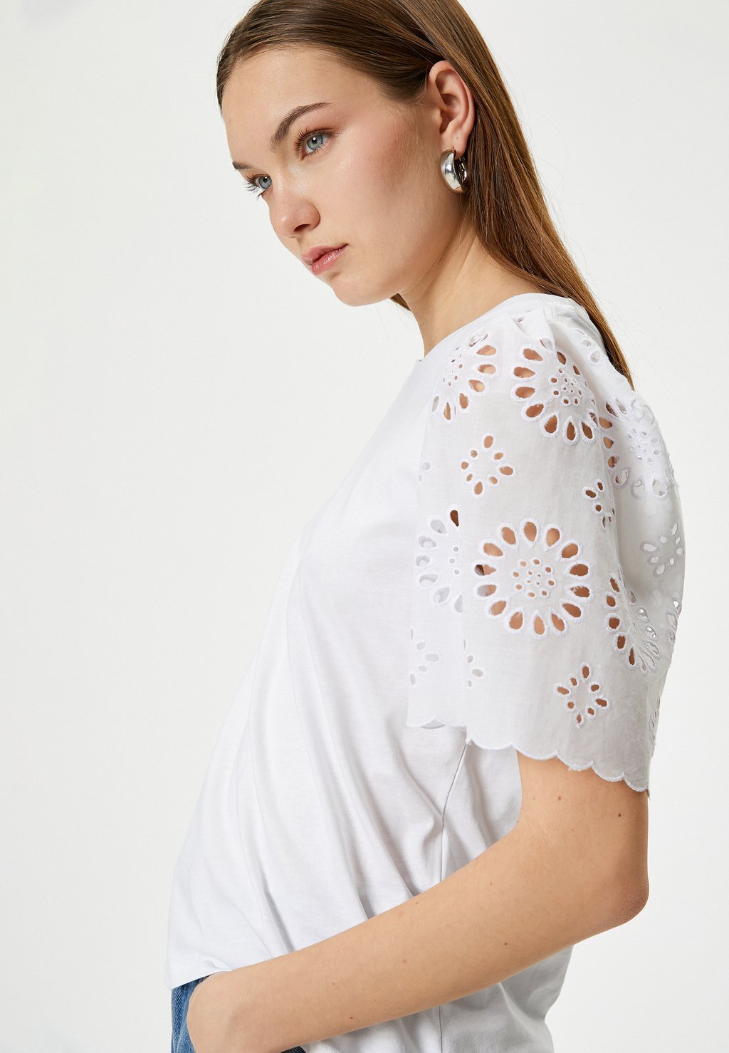 Базовая футболка CUTWORK Koton, белый
Базовая футболка CUTWORK Koton, белый