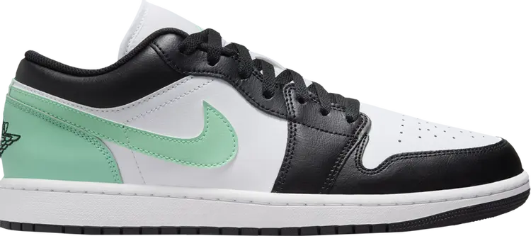 Кроссовки Air Jordan 1 Low 'Green Glow', белый 
Кроссовки Air Jordan 1 Low 'Green Glow', белый