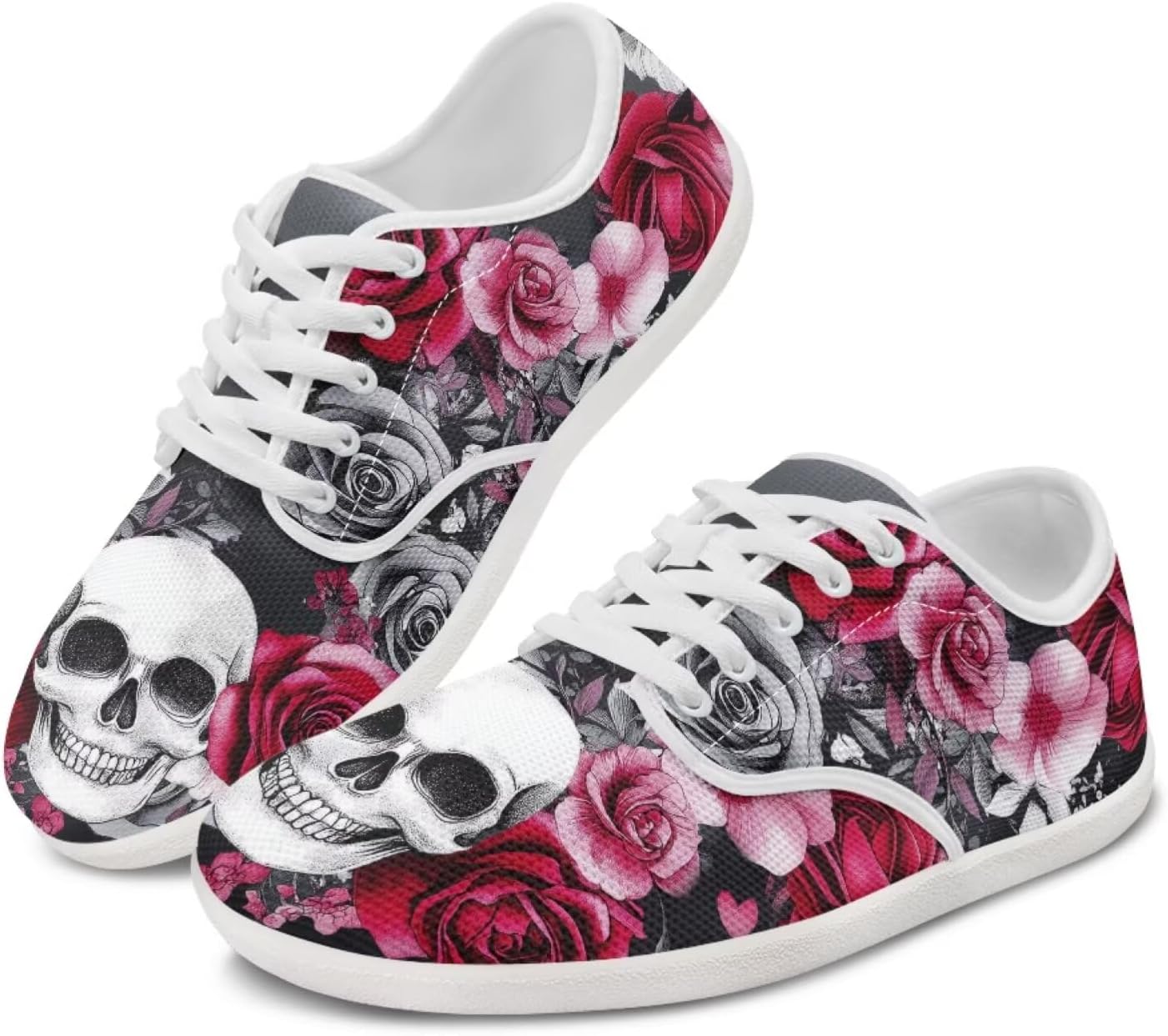 Кроссовки Skull Barefoot для мужчин и женщин с широким носком, нулевая посадка, минималистичные, дышащие, без шнурков Pointodoor, Skull Flower Printed
Кроссовки Skull Barefoot для мужчин и женщин с широким носком, нулевая посадка, минималистичные, дышащие, без шнурков Pointodoor, Skull Flower Printed