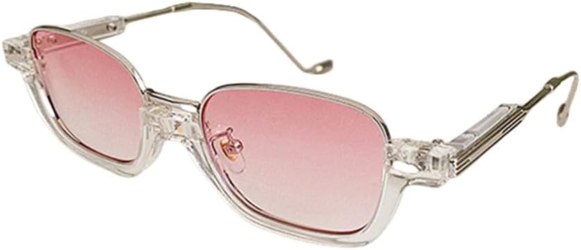 Модные прямоугольные полуметаллические солнцезащитные очки для женщин в винтажном стиле с прозрачными линзами, оправа для мужских очков с защитой от УФ-излучения UV400 TKKTLLT, Pink Gradient
Модные прямоугольные полуметаллические солнцезащитные очки для женщин в винтажном стиле с прозрачными линзами, оправа для мужских очков с защитой от УФ-излучения UV400 TKKTLLT, Pink Gradient