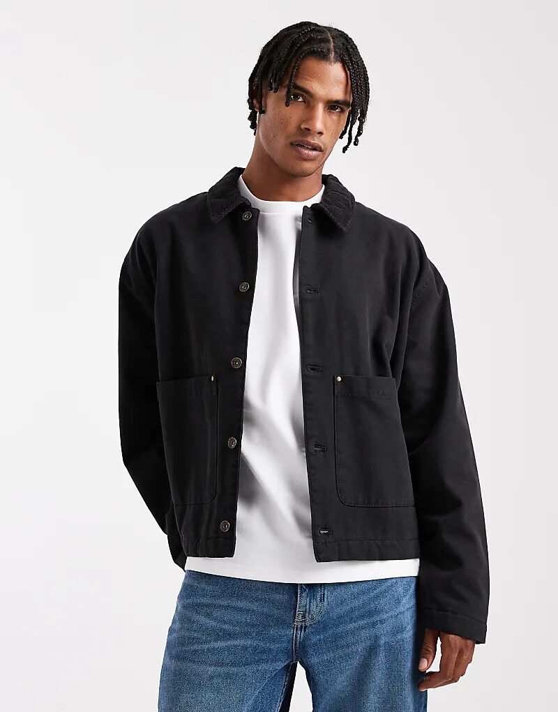 Куртка Харрингтон ASOS DESIGN со стеганой подкладкой, черная
Куртка Харрингтон ASOS DESIGN со стеганой подкладкой, черная