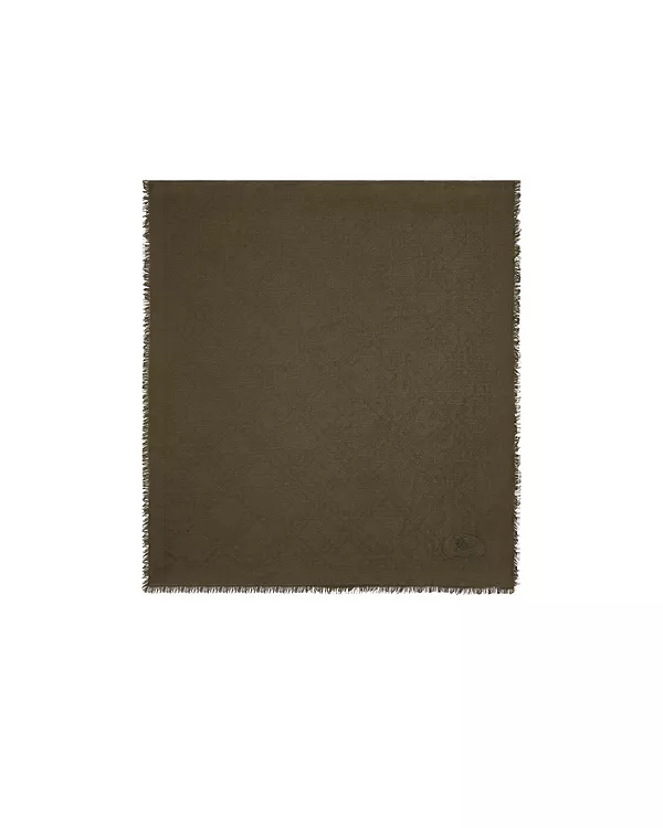 Широкий клетчатый шерстяно-шелковый шарф Burberry, коричневый
Широкий клетчатый шерстяно-шелковый шарф Burberry, коричневый