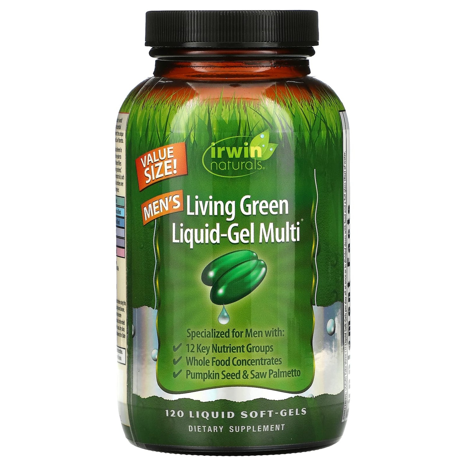 Irwin Naturals Men's Living Green Liquid-Gel Multi 120 софтгелей
Irwin Naturals Men's Living Green Liquid-Gel Multi 120 софтгелей