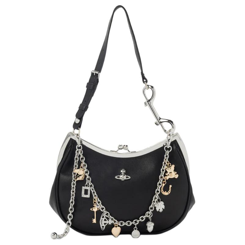 Женская черная сумка через плечо из овчины Vivienne Westwood, Set (Bag+Dust Bag)
Женская черная сумка через плечо из овчины Vivienne Westwood, Set (Bag+Dust Bag)