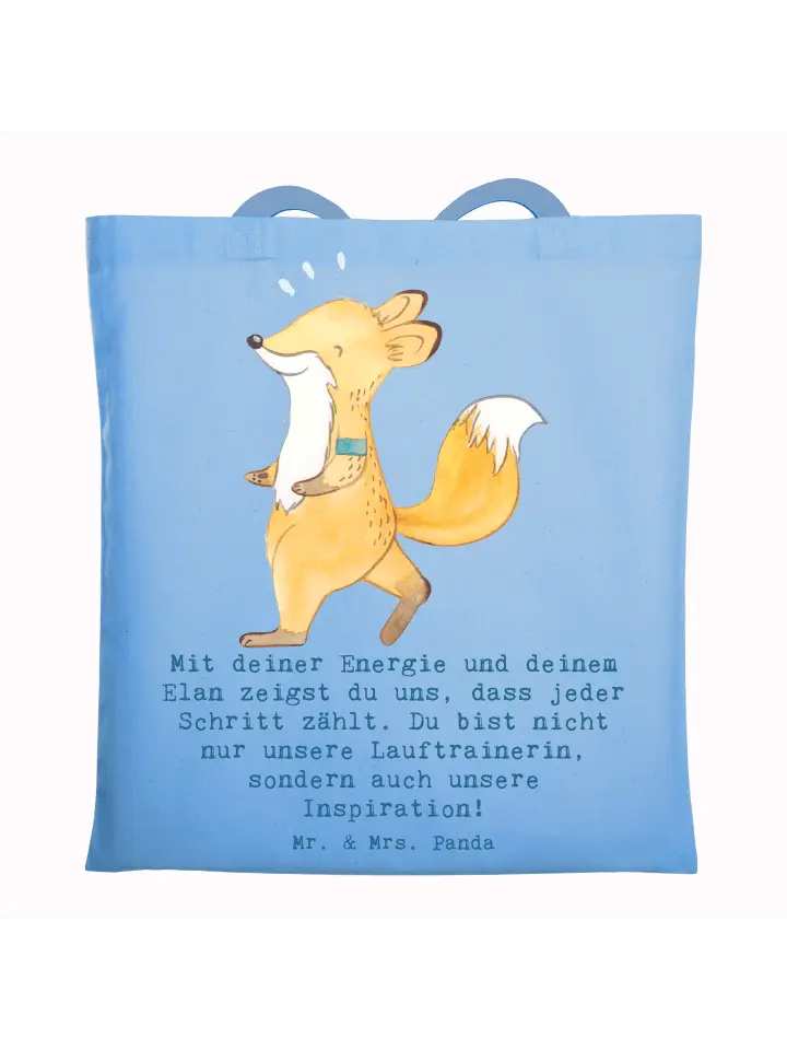 Сумка для переноски Mr & Mrs Panda Lauftrainerin Inspiration, небесно-синий
Сумка для переноски Mr & Mrs Panda Lauftrainerin Inspiration, небесно-синий