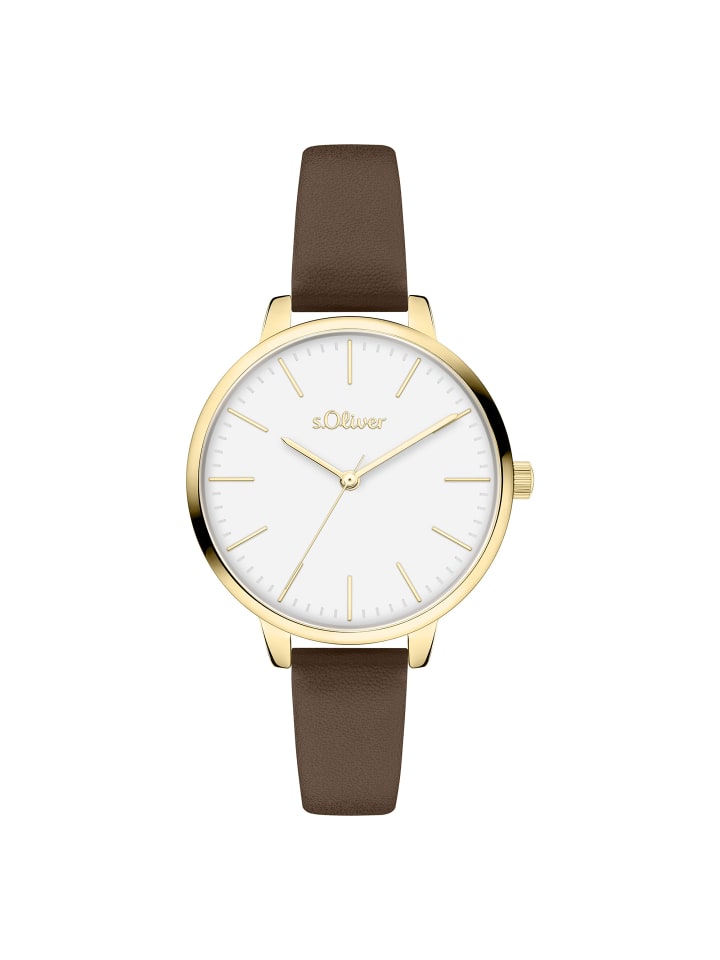 s.Oliver Вневременные и современные наручные часы коричневого цвета
s.Oliver Вневременные и современные наручные часы коричневого цвета