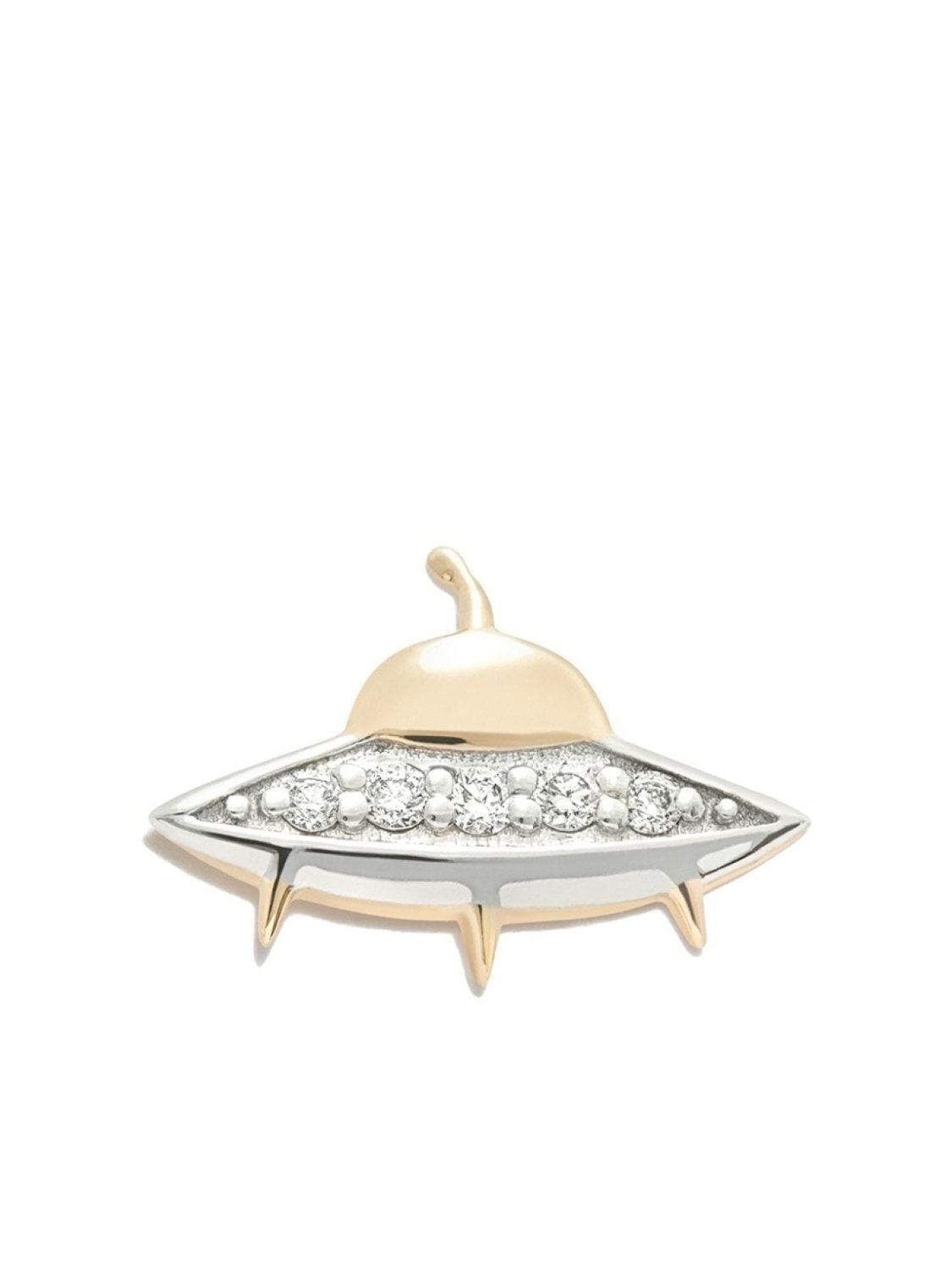 Серьги-гвоздики Flying Saucer из желтого золота с бриллиантами Sydney Evan, золотой
Серьги-гвоздики Flying Saucer из желтого золота с бриллиантами Sydney Evan, золотой