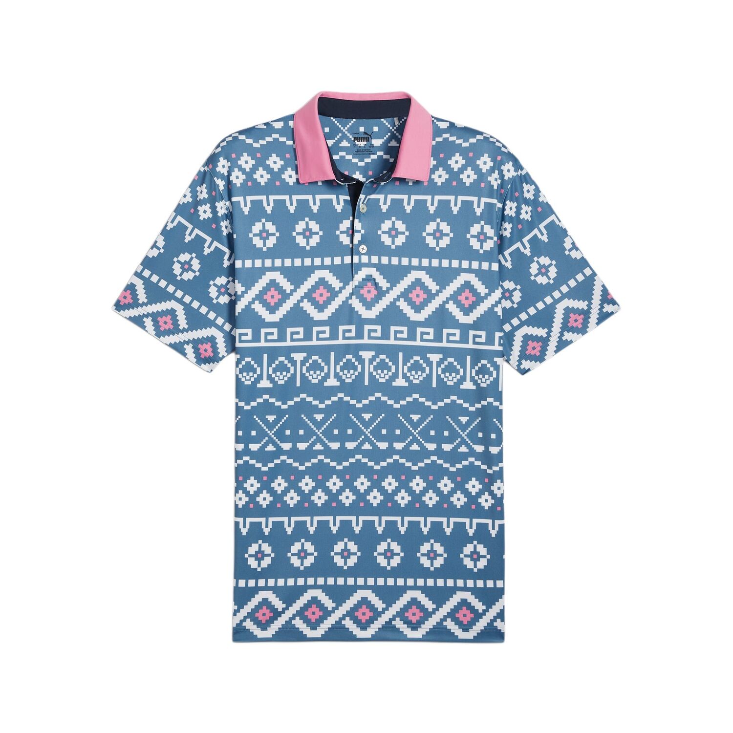 Рубашка поло мужская синяя Puma, синий
Рубашка поло мужская синяя Puma, синий