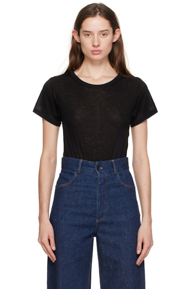 Черный боди с застежкой-кнопкой Baserange
Черный боди с застежкой-кнопкой Baserange