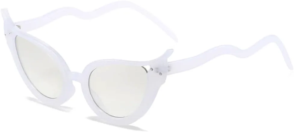 Солнцезащитные очки «Кошачий глаз» с рисунком под змеиную кожу, модные и стильные, для женщин и мужчин, с защитой от УФ-излучения UV400 generic, White Silver
Солнцезащитные очки «Кошачий глаз» с рисунком под змеиную кожу, модные и стильные, для женщин и мужчин, с защитой от УФ-излучения UV400 generic, White Silver