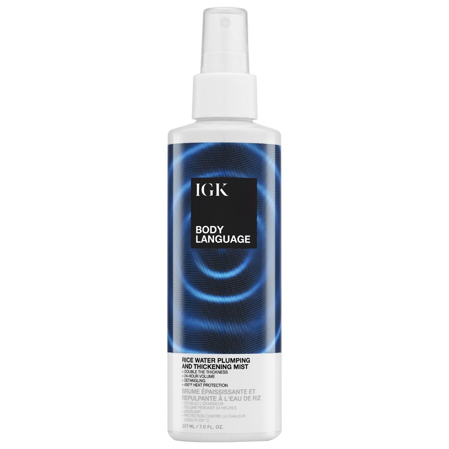 Спрей для волос Body Language Rice Water для придания объема и густоты волосам IGK, 7 oz /207 ml
Спрей для волос Body Language Rice Water для придания объема и густоты волосам IGK, 7 oz /207 ml