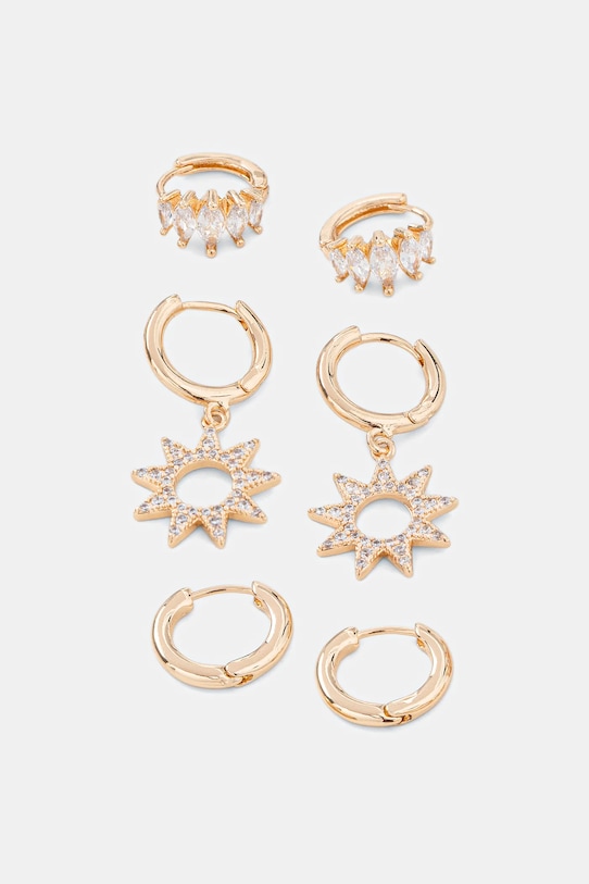 Набор из 3 серег Aldo, золотой
Набор из 3 серег Aldo, золотой