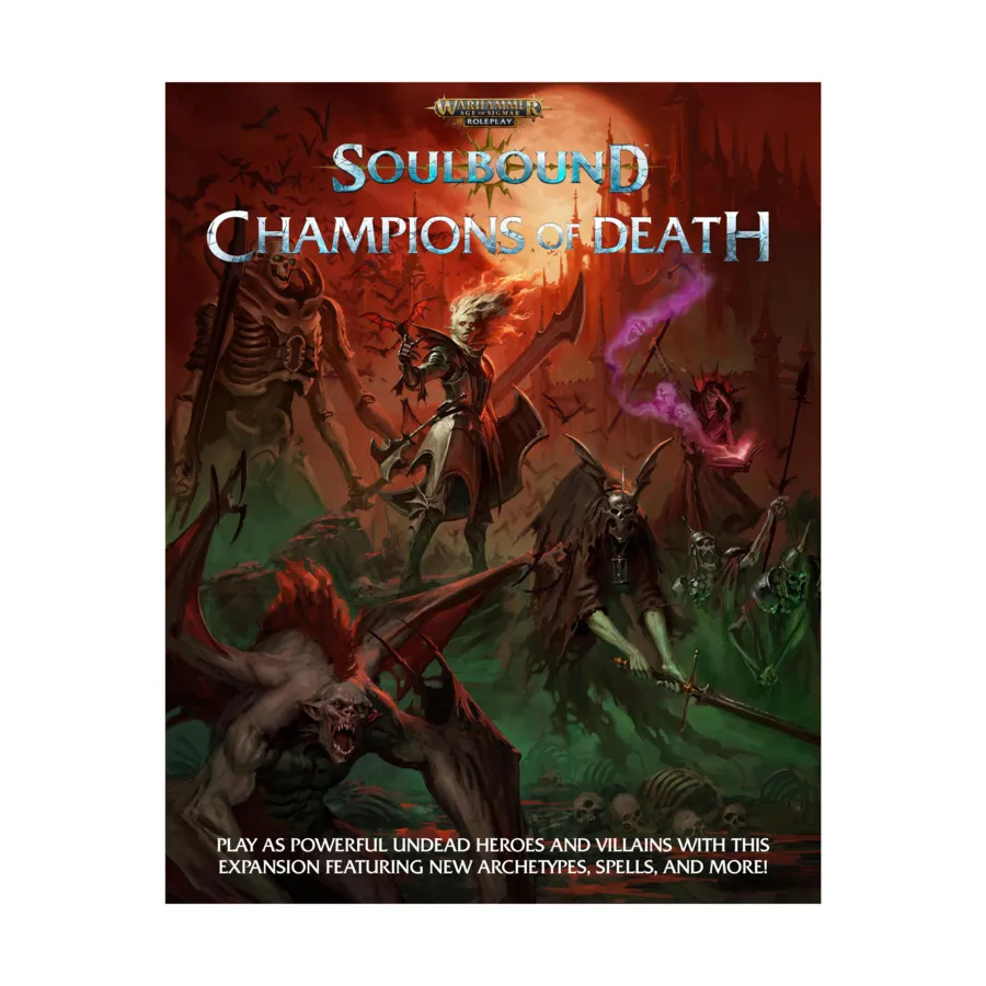 Soulbound - Champions of Death, Warhammer Fantasy RPG 4th Edition (Cubicle Seven), твердый переплет
Soulbound - Champions of Death, Warhammer Fantasy RPG 4th Edition (Cubicle Seven), твердый переплет