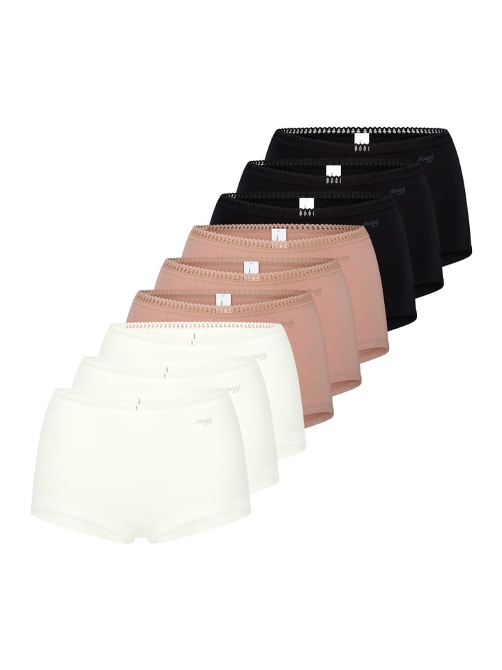 Sloggi Трусы-слипы GO Crush черного, кремового и коричневого цвета
Sloggi Трусы-слипы GO Crush черного, кремового и коричневого цвета