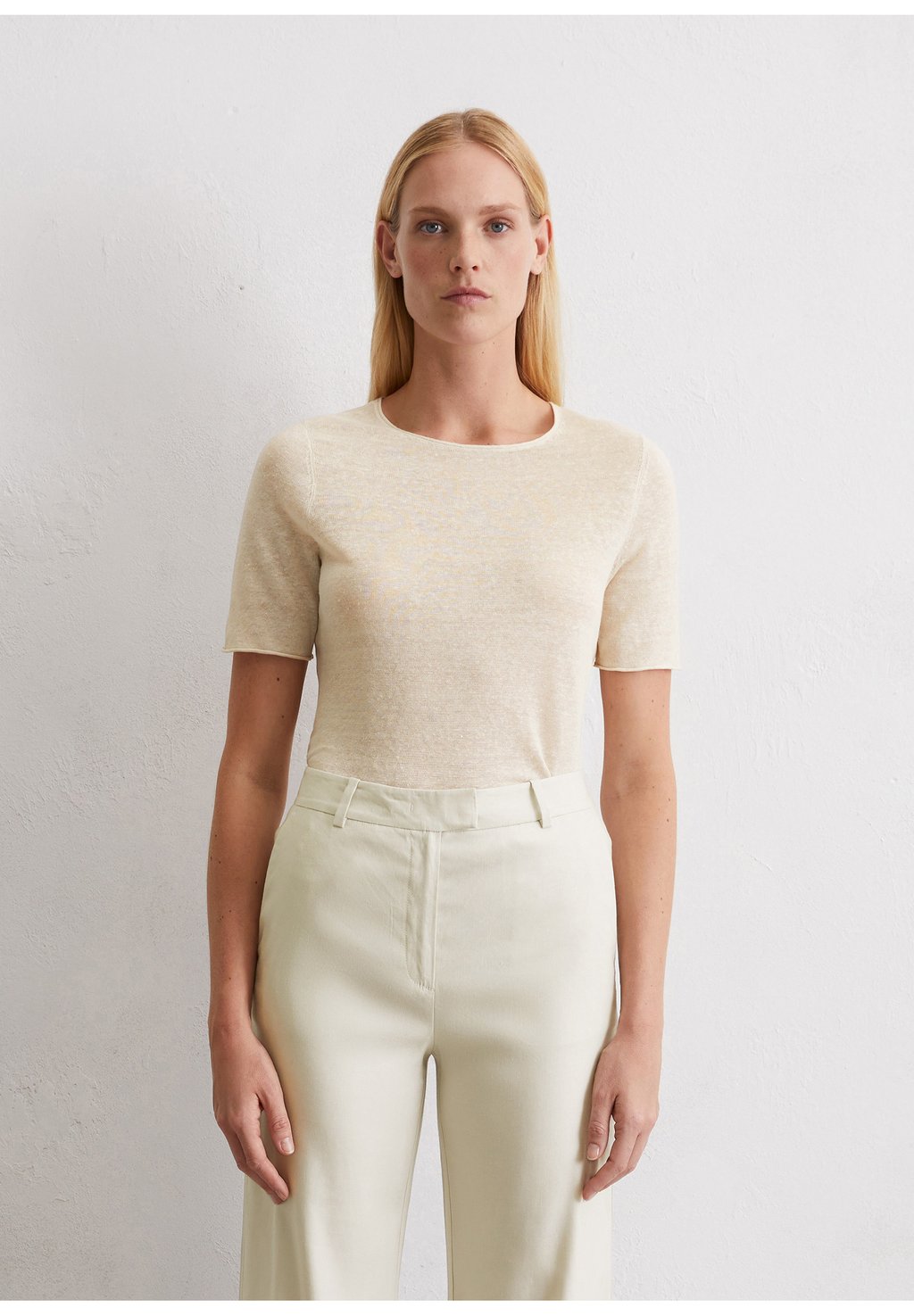 Базовая футболка Marc O'Polo, бежевый
Базовая футболка Marc O'Polo, бежевый