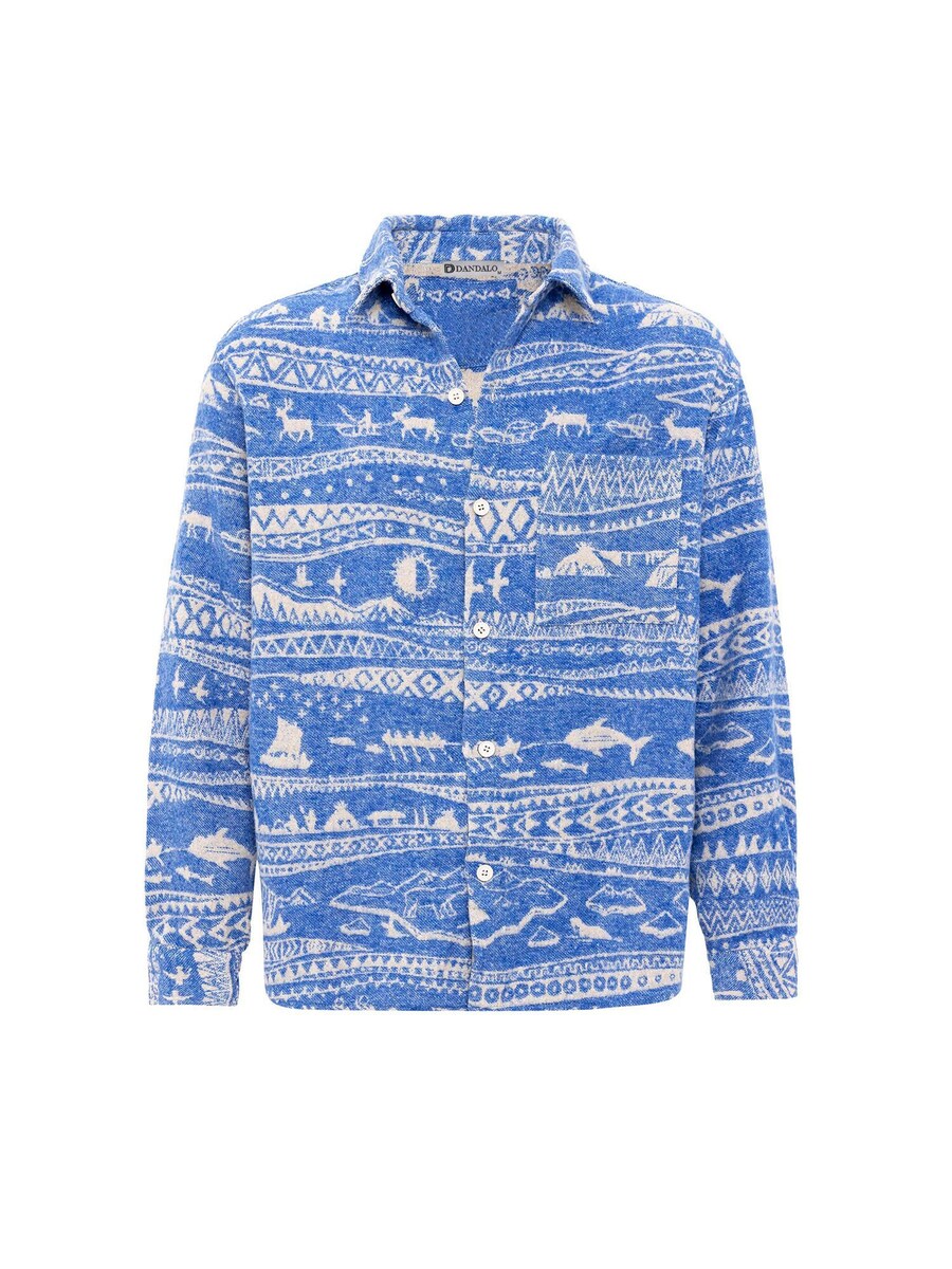 Удобная рубашка на пуговицах Dandalo Daniel, синий
Удобная рубашка на пуговицах Dandalo Daniel, синий
