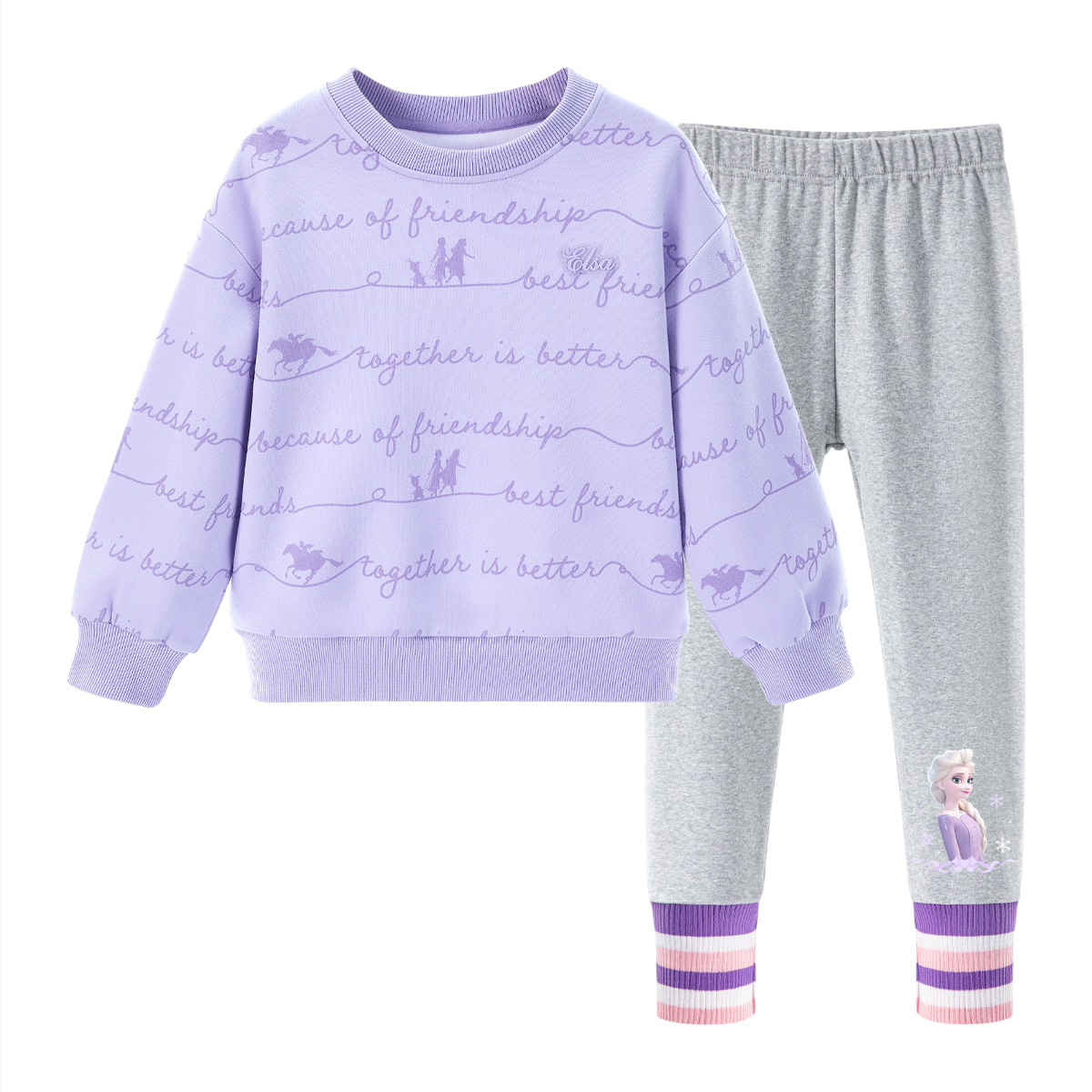 Детская повседневная спортивная одежда серии frozen Disney, светло-фиолетовый
Детская повседневная спортивная одежда серии frozen Disney, светло-фиолетовый