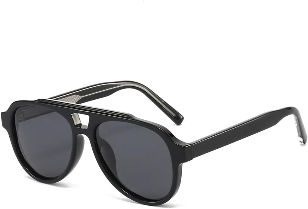 Классические солнцезащитные очки для мужчин и женщин, очки для вождения, солнцезащитные очки из ацетата, качественные очки с металлическим сердечником TVTBBVV, Black Gray
Классические солнцезащитные очки для мужчин и женщин, очки для вождения, солнцезащитные очки из ацетата, качественные очки с металлическим сердечником TVTBBVV, Black Gray