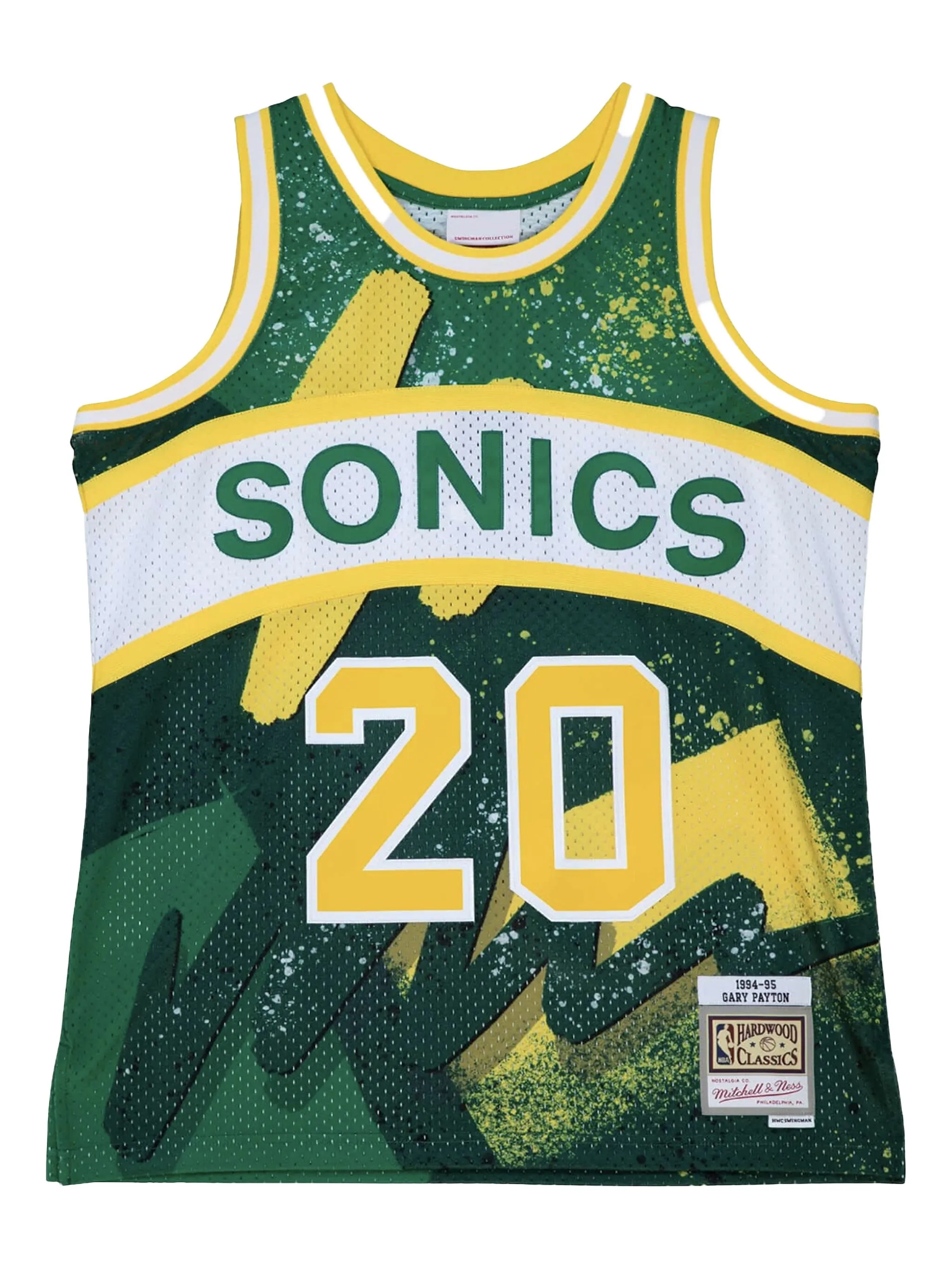 Топ "NBA Seattle Supersonics 94 Gary Payton" Hyper Hoops Mitchell & Ness, зеленый
Топ "NBA Seattle Supersonics 94 Gary Payton" Hyper Hoops Mitchell & Ness, зеленый