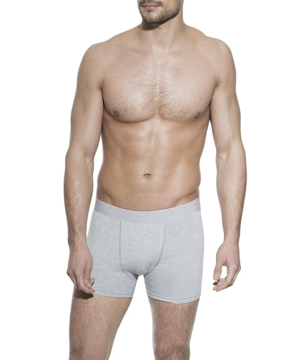 Набор из трех мужских трикотажных боксеров Bread & Boxers черный, серый
Набор из трех мужских трикотажных боксеров Bread & Boxers черный, серый