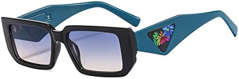 Маленькие прямоугольные солнцезащитные очки для мужчин и женщин с принтом, дорожные солнцезащитные очки в винтажном ретро-стиле с защитой от УФ-излучения UV400 MTZJH, Blue
Маленькие прямоугольные солнцезащитные очки для мужчин и женщин с принтом, дорожные солнцезащитные очки в винтажном ретро-стиле с защитой от УФ-излучения UV400 MTZJH, Blue