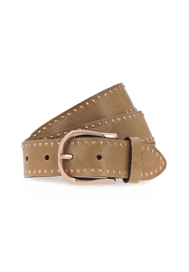 Ремень из кожи с заклепками B.Belt, коричневый
Ремень из кожи с заклепками B.Belt, коричневый