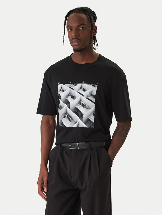 Футболка regular fit Dodger 50553330 Hugo, черный
Футболка regular fit Dodger 50553330 Hugo, черный