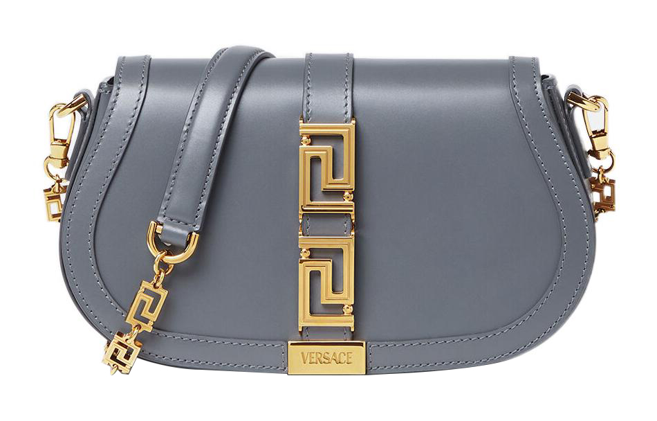 VERSACE Сумка кроссбоди женская из телячьей кожи серая
VERSACE Сумка кроссбоди женская из телячьей кожи серая