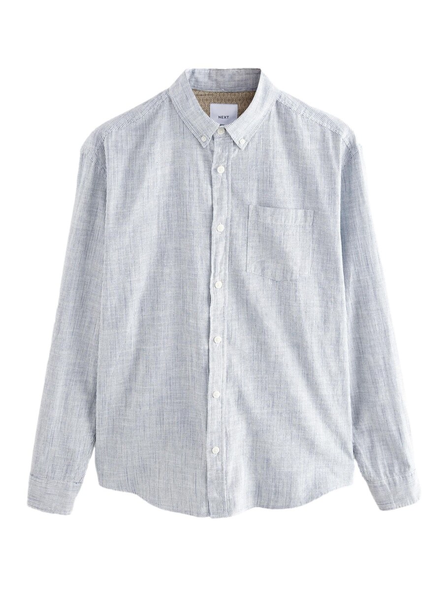 Рубашка обычного кроя на пуговицах Next, морской синий
Рубашка обычного кроя на пуговицах Next, морской синий