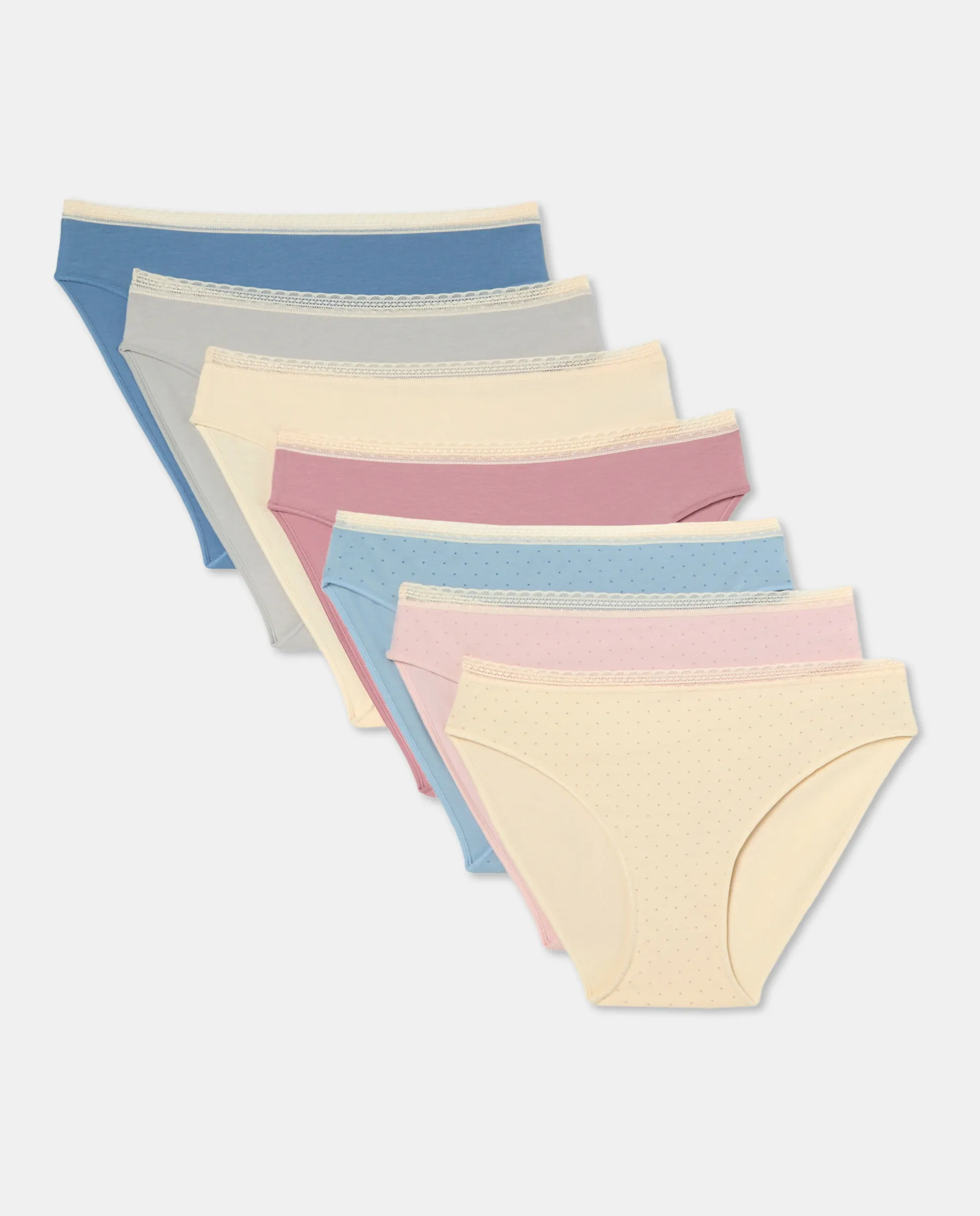 Набор из семи хлопковых трусиков Énfasis, многоцветный
Набор из семи хлопковых трусиков Énfasis, многоцветный