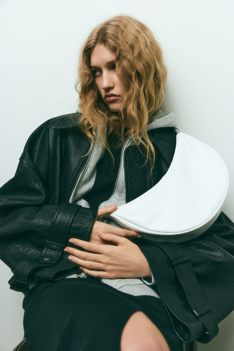 Маленькая сумка через плечо H&M, белый
Маленькая сумка через плечо H&M, белый