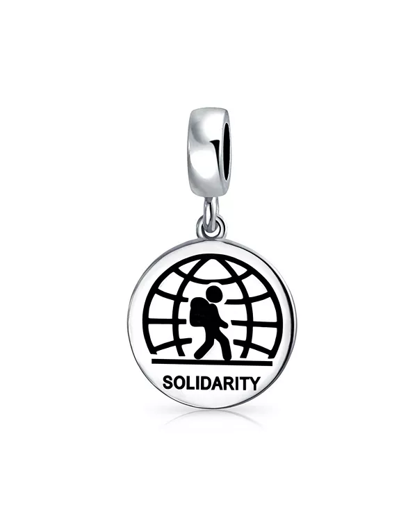 Подвеска-Шарм в виде символа солидарности из стерлингового серебра в поддержку иммигрантов Bling Jewelry, silver
Подвеска-Шарм в виде символа солидарности из стерлингового серебра в поддержку иммигрантов Bling Jewelry, silver