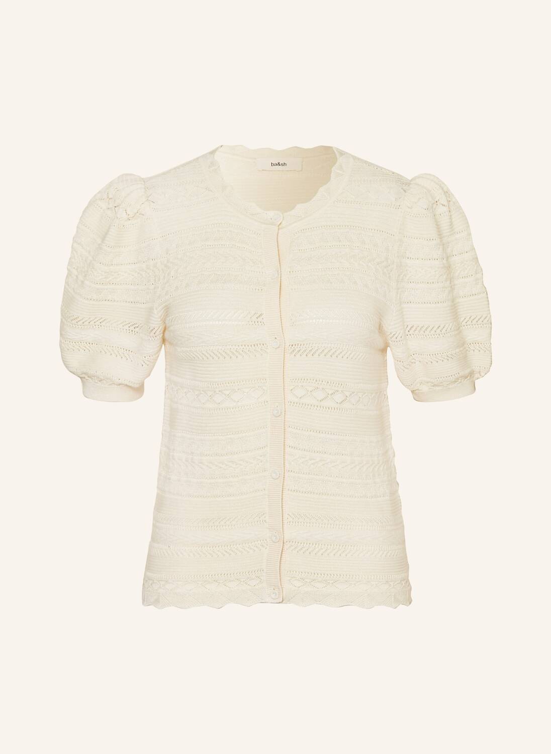 Вязаная блузка винат Ba&Sh, экрю
Вязаная блузка винат Ba&Sh, экрю
