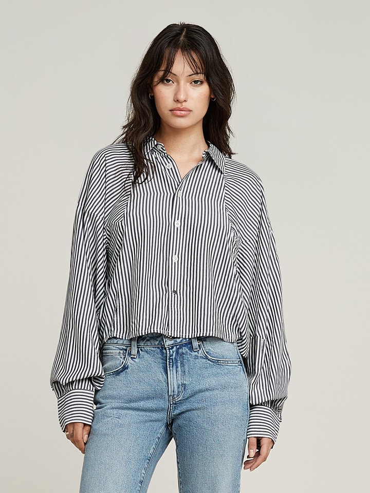 G-Star Блузка антрацитово-белого цвета
G-Star Блузка антрацитово-белого цвета