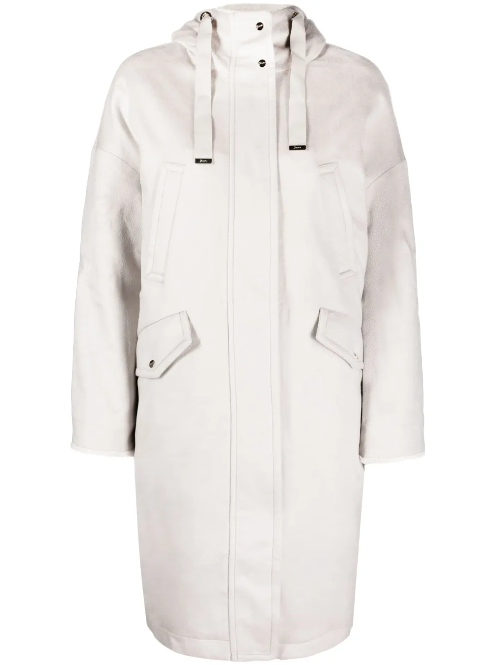 Кашемировая парка с капюшоном Herno, нейтральный
Кашемировая парка с капюшоном Herno, нейтральный