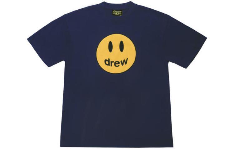 Футболка унисекс из коллекции Smiley Navy Drew House, синий 
Футболка унисекс из коллекции Smiley Navy Drew House, синий
