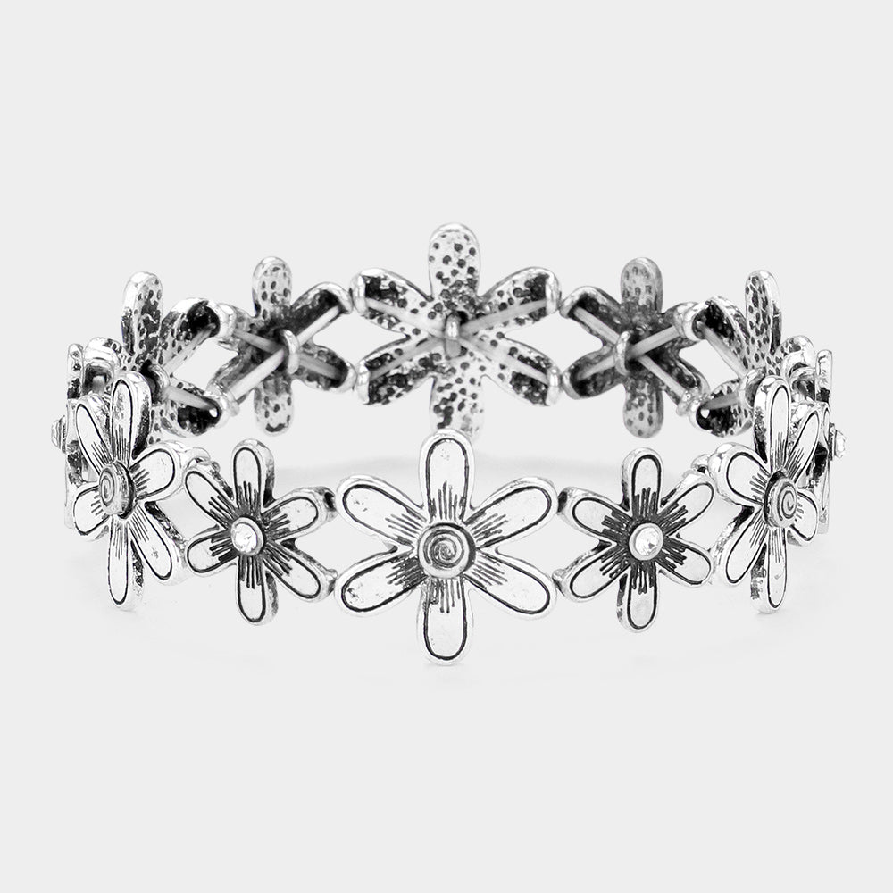 Браслет-цветок из металла с заостренными звеньями, полированный серебристый Fashnzfab, Silver Burnished
Браслет-цветок из металла с заостренными звеньями, полированный серебристый Fashnzfab, Silver Burnished