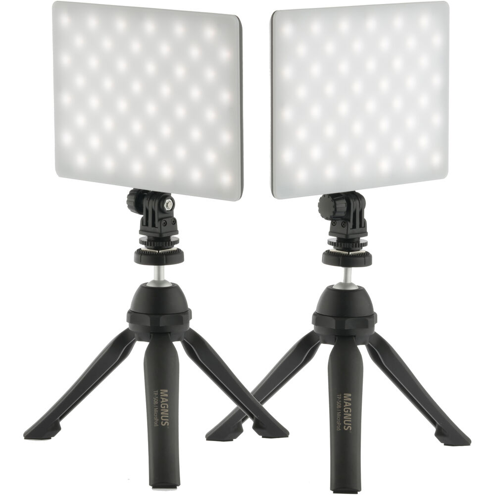 Комплект из 2 светодиодных светильников Genaray SL-57 Soft LED и 2 настольных штативов MicroPod
Комплект из 2 светодиодных светильников Genaray SL-57 Soft LED и 2 настольных штативов MicroPod