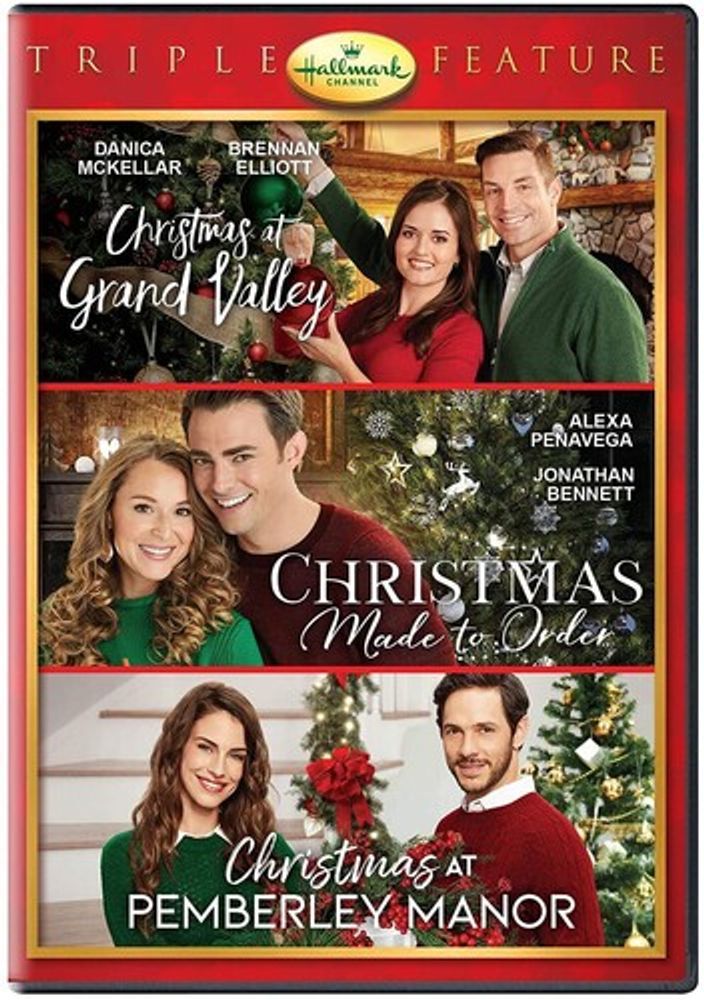 Диск DVD Hallmark: Christmas at Grand Valley / Made to Order / Christmas at Pemberley Manor
Диск DVD Hallmark: Christmas at Grand Valley / Made to Order / Christmas at Pemberley Manor