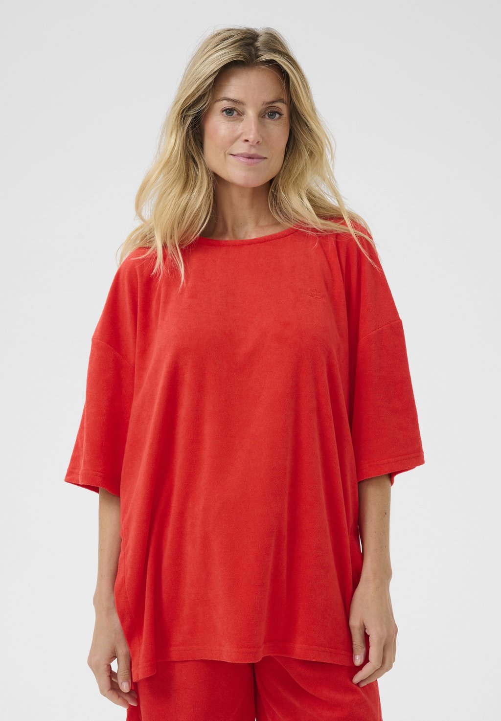 Топ с длинными рукавами CRFRIA Cream, красный 
Топ с длинными рукавами CRFRIA Cream, красный