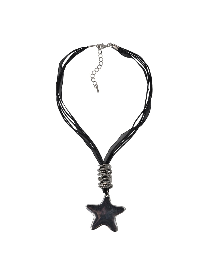 Steuer Modeschmuck Колье Metall in Schwarz
Steuer Modeschmuck Колье Metall in Schwarz