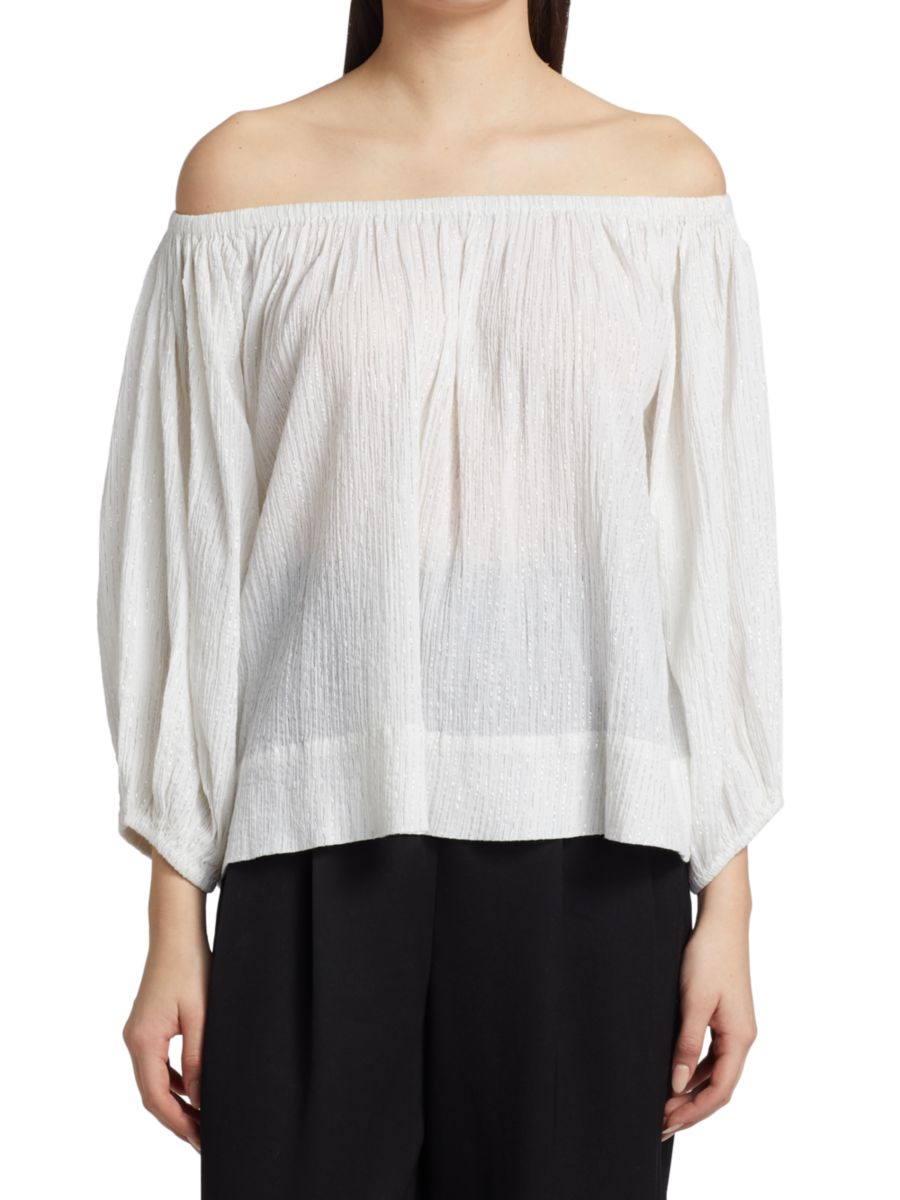 Топ из хлопковой марли Rhea Suzie Kondi, белый
Топ из хлопковой марли Rhea Suzie Kondi, белый