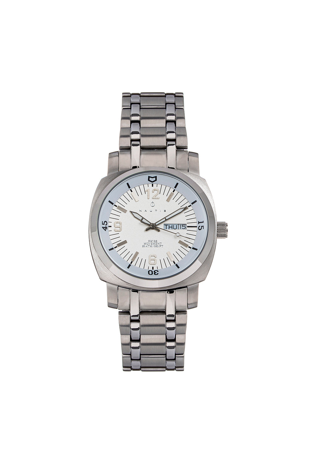 Часы Stealth с днем и датой Nautis, белый
Часы Stealth с днем и датой Nautis, белый