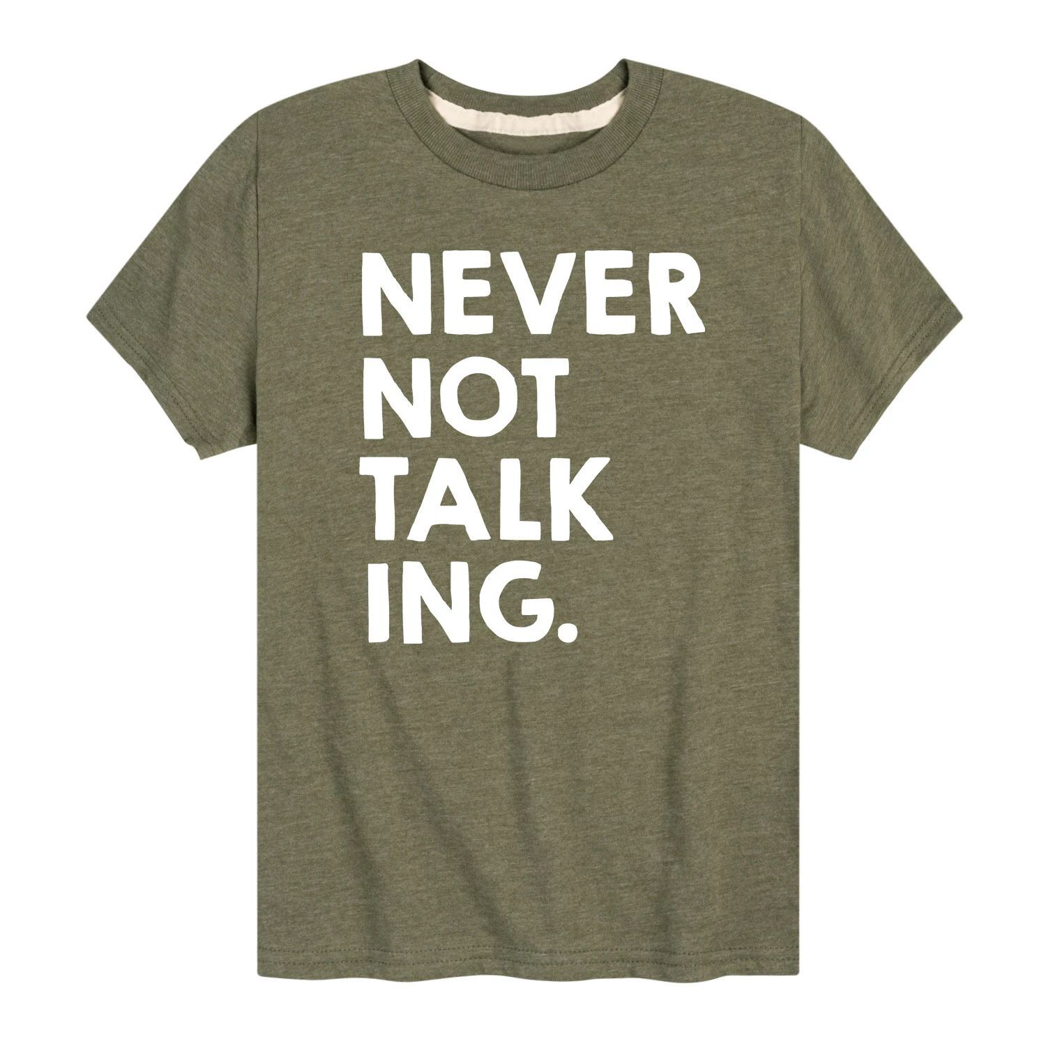 Футболка Never Not Talking для мальчиков 8–20 лет Licensed Character, зеленый
Футболка Never Not Talking для мальчиков 8–20 лет Licensed Character, зеленый