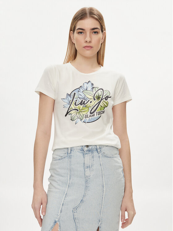 Футболка стандартного кроя Liu Jo, экрю
Футболка стандартного кроя Liu Jo, экрю