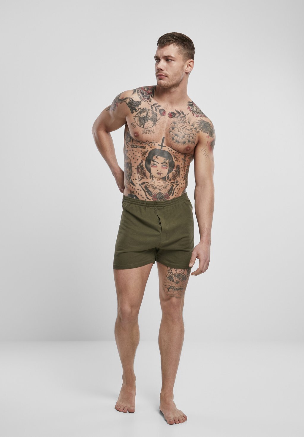 Длинные трусы-боксеры Brandit, оливковый
Длинные трусы-боксеры Brandit, оливковый